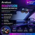 Arveluxa™ RoadVision Polarized Car Visor Clip