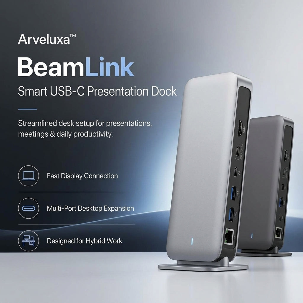 Arveluxa™ BeamLink Smart USB-C Presentation Dock