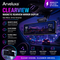 Arveluxa™ ClearView Magnetic Rearview Mirror Display
