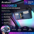 Arveluxa™ RoadShield Foldable Car Sun Visor Organizer