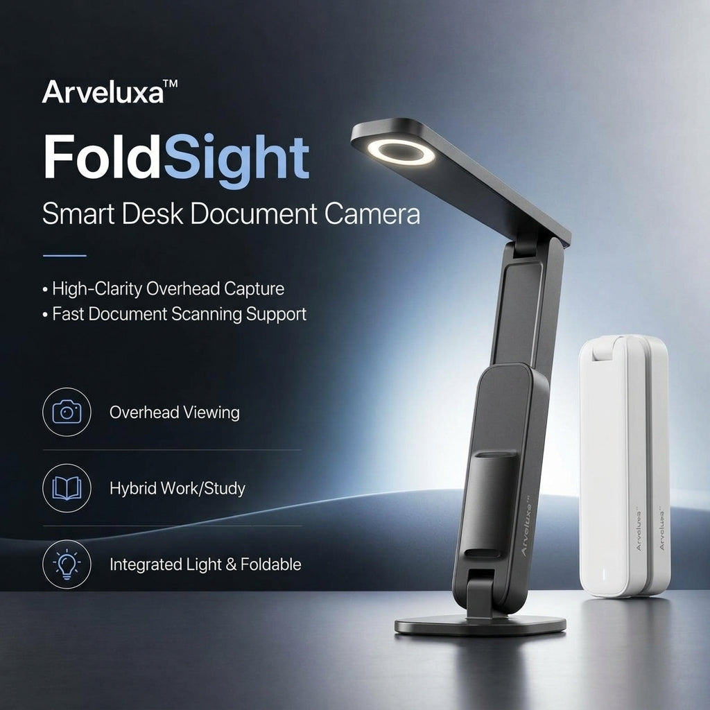 Arveluxa™ FoldSight Smart Desk Document Camera